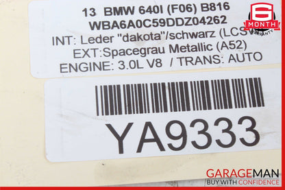 09-19 BMW 640i 750Li F01 F02 F06 Rear Right Side Suspension Lower Control Arm