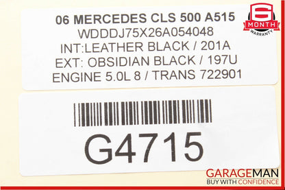 06-11 Mercedes W219 CLS500 Rear Right Passenger Side Door Controller Module