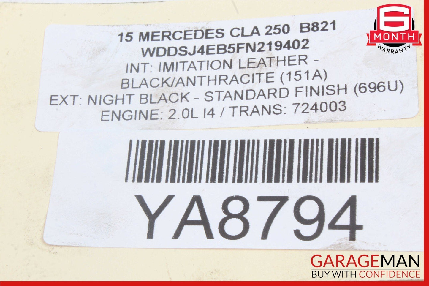 14-19 Mercedes W117 CLA250 Front Right & Left Side Brake Caliper Calipers Set