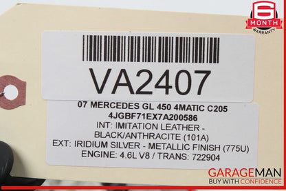 07-09 Mercedes X164 GL450 4MATIC Rear Left Side Tail Light Lamp 1648200564 OEM