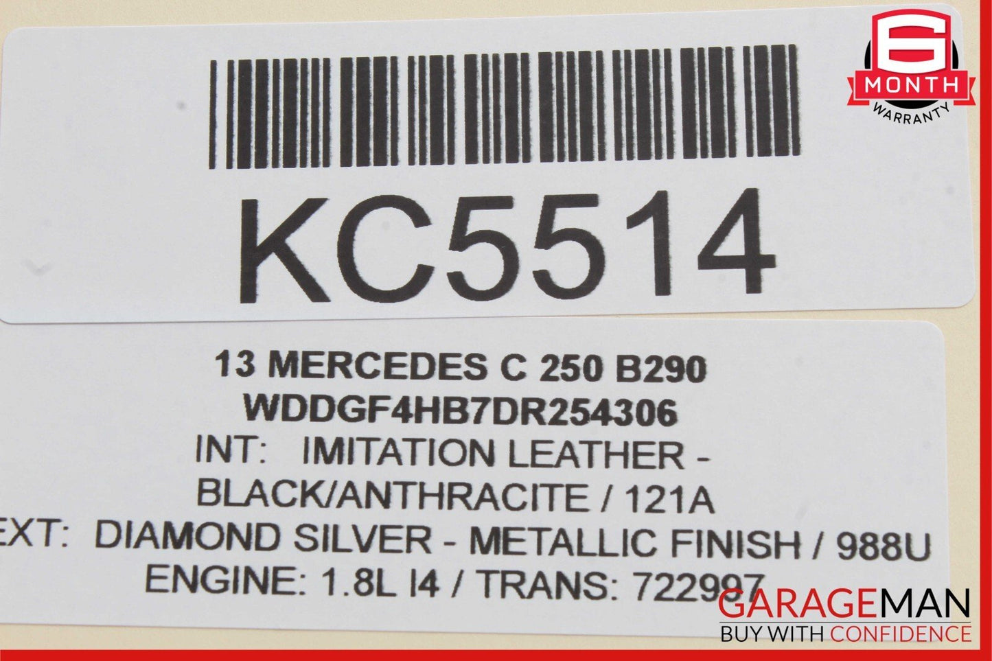 08-20 Mercedes C250 SLC180 E350 Front Left Side Door Lock Latch Actuator