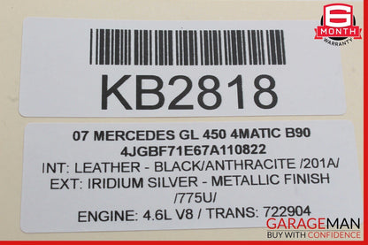 07-08 Mercedes X164 GL450 4MATIC Front Left Side Mirror Door Rear View OEM