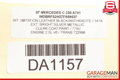 01-09 Mercedes W203 C230 Front Right Passenger Seat Motor 0390203207 OEM