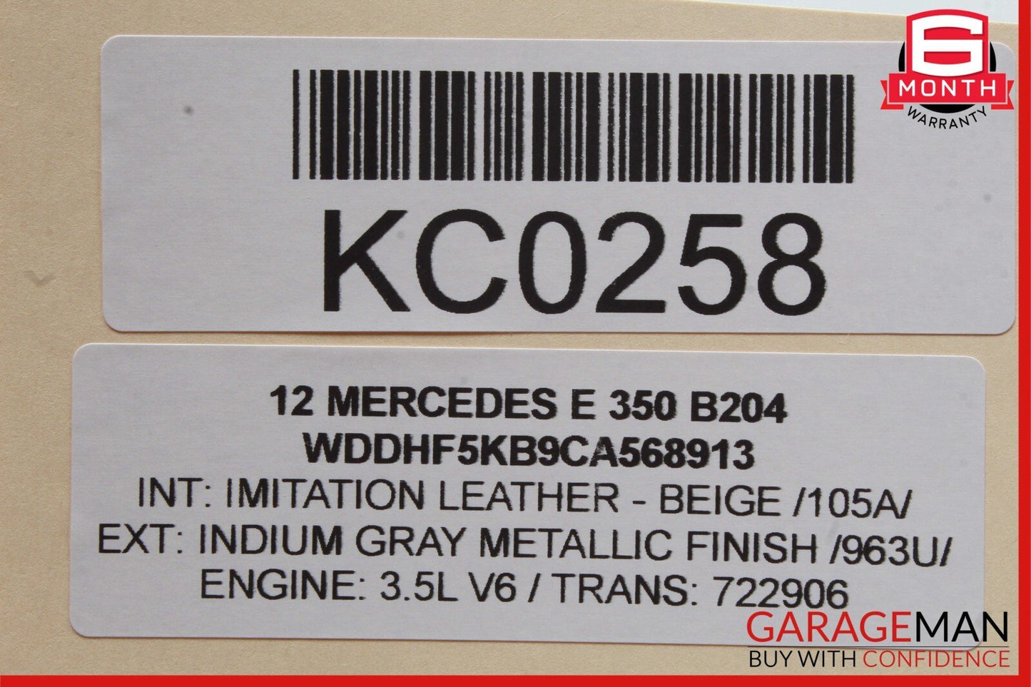 08-16 Mercedes E250 E400 GLK350 C300 E350 Rear Left Door Window Regulator Motor