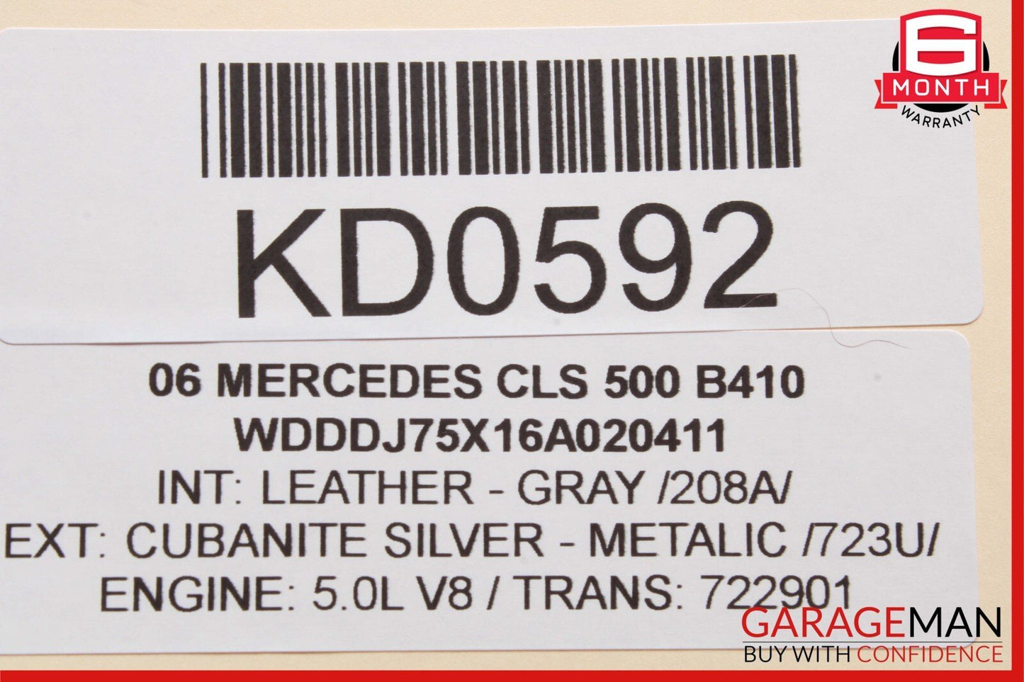 06-11 Mercedes W219 CLS500 CLS55 AMG Hazard Control Door Lock Switch Panel OEM