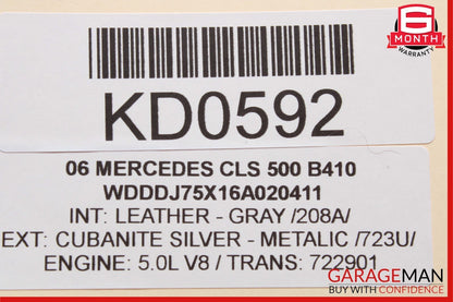 06-11 Mercedes W219 CLS500 CLS55 AMG Hazard Control Door Lock Switch Panel OEM