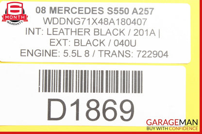 07-13 Mercedes W221 S550 S63 AMG Rear Door Control Module Unit 0008700192 OEM
