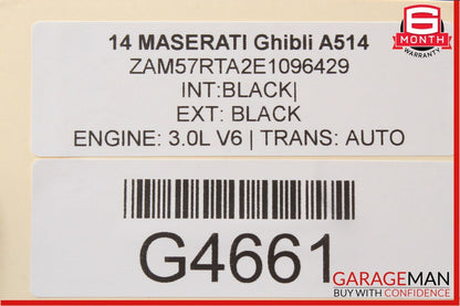 14-17 Maserati Ghibli Radio CD Player Head Unit Receiver 06700093100 OEM