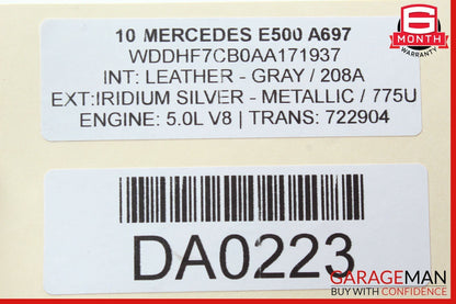 10-16 Mercedes W212 E350 E550 Front Right Top Upper Control Arm 2123302811 OEM