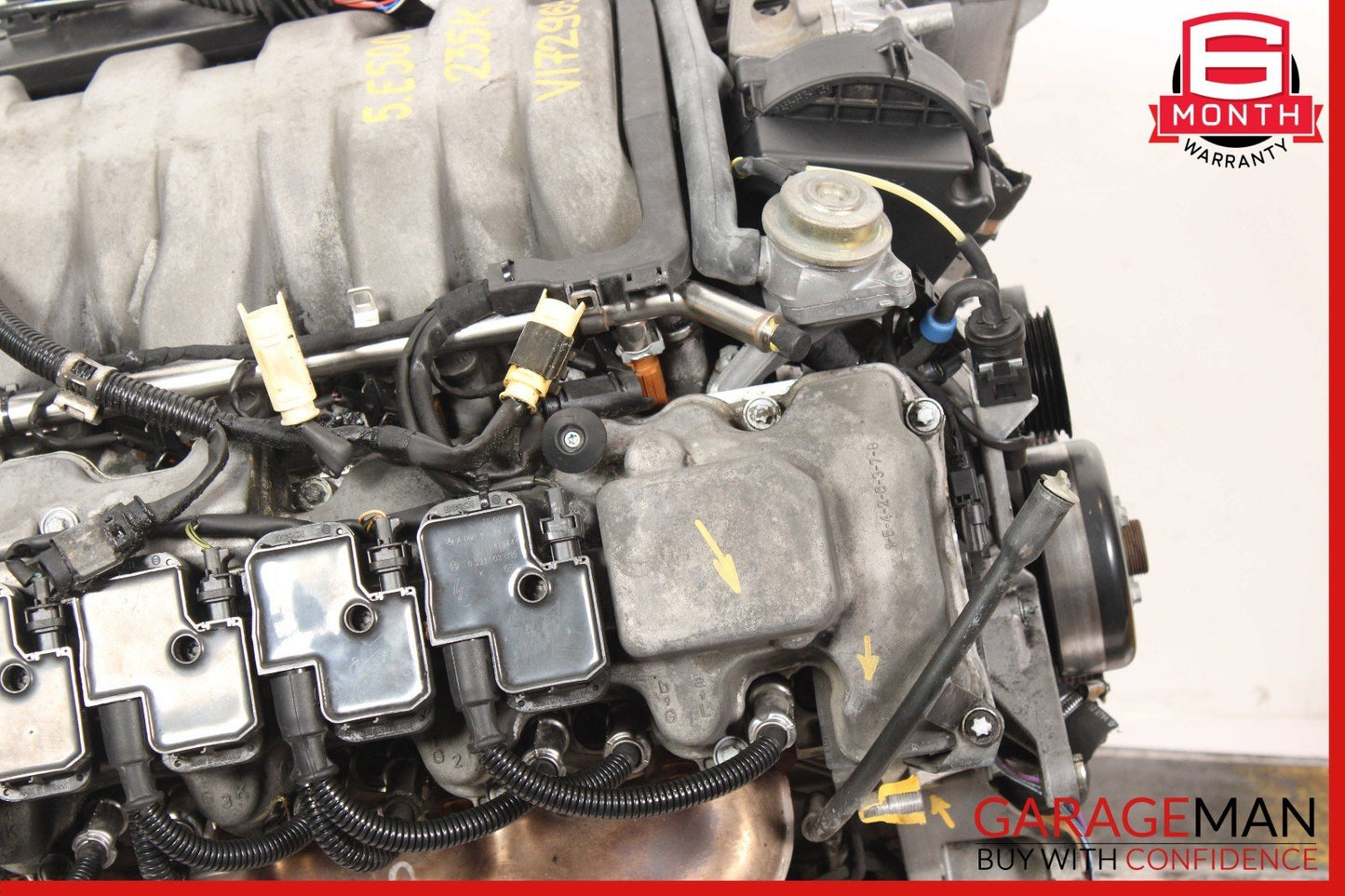 02-06 Mercedes W211 E500 5.0L V8 Complete Engine Motor Block Assy OEM 235k