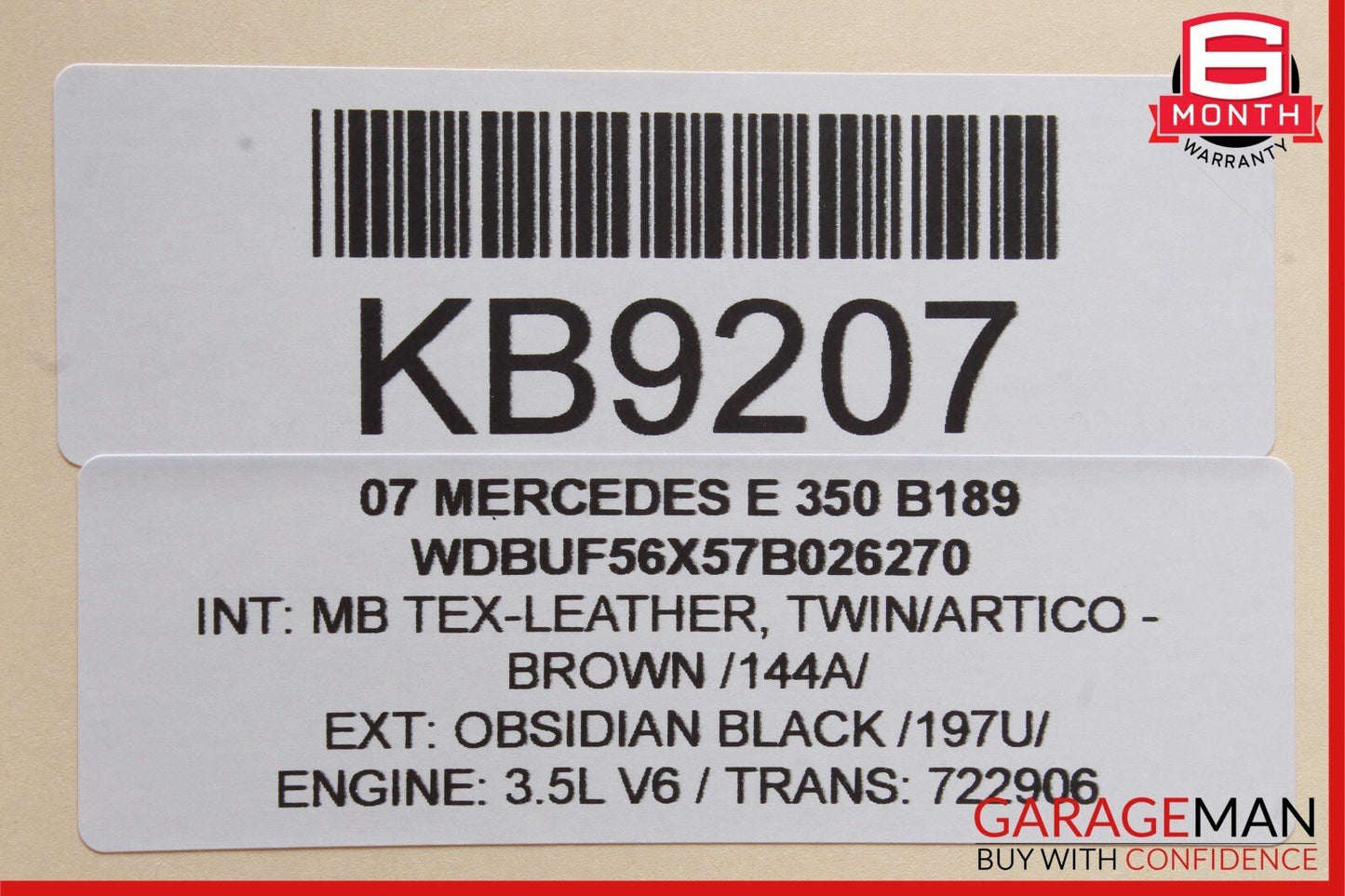 05-12 Mercedes E350 SL550 GL450 CLS500 Front Right Side Foglight Fog Light Lamp