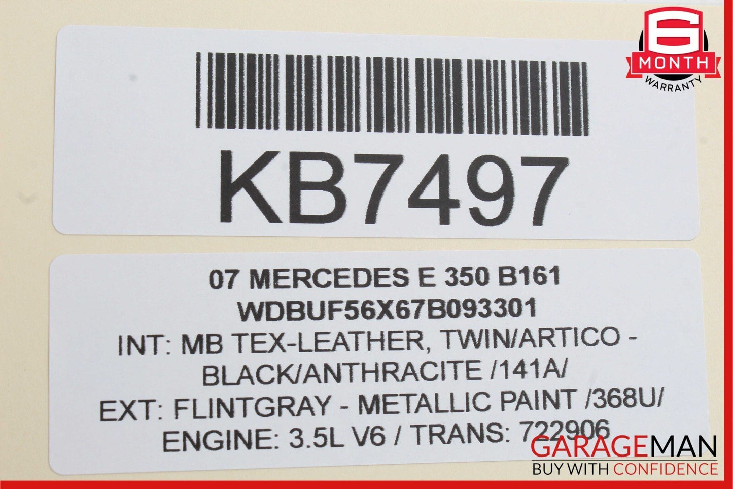 03-09 Mercedes W211 E350 Rear Right Passenger Side Door Lock Latch Actuator OEM