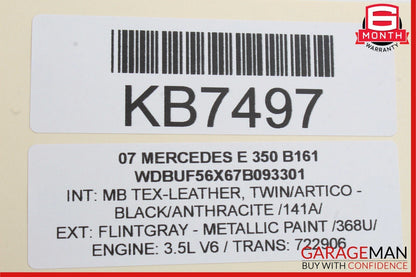 03-09 Mercedes W211 E350 Rear Right Passenger Side Door Lock Latch Actuator OEM