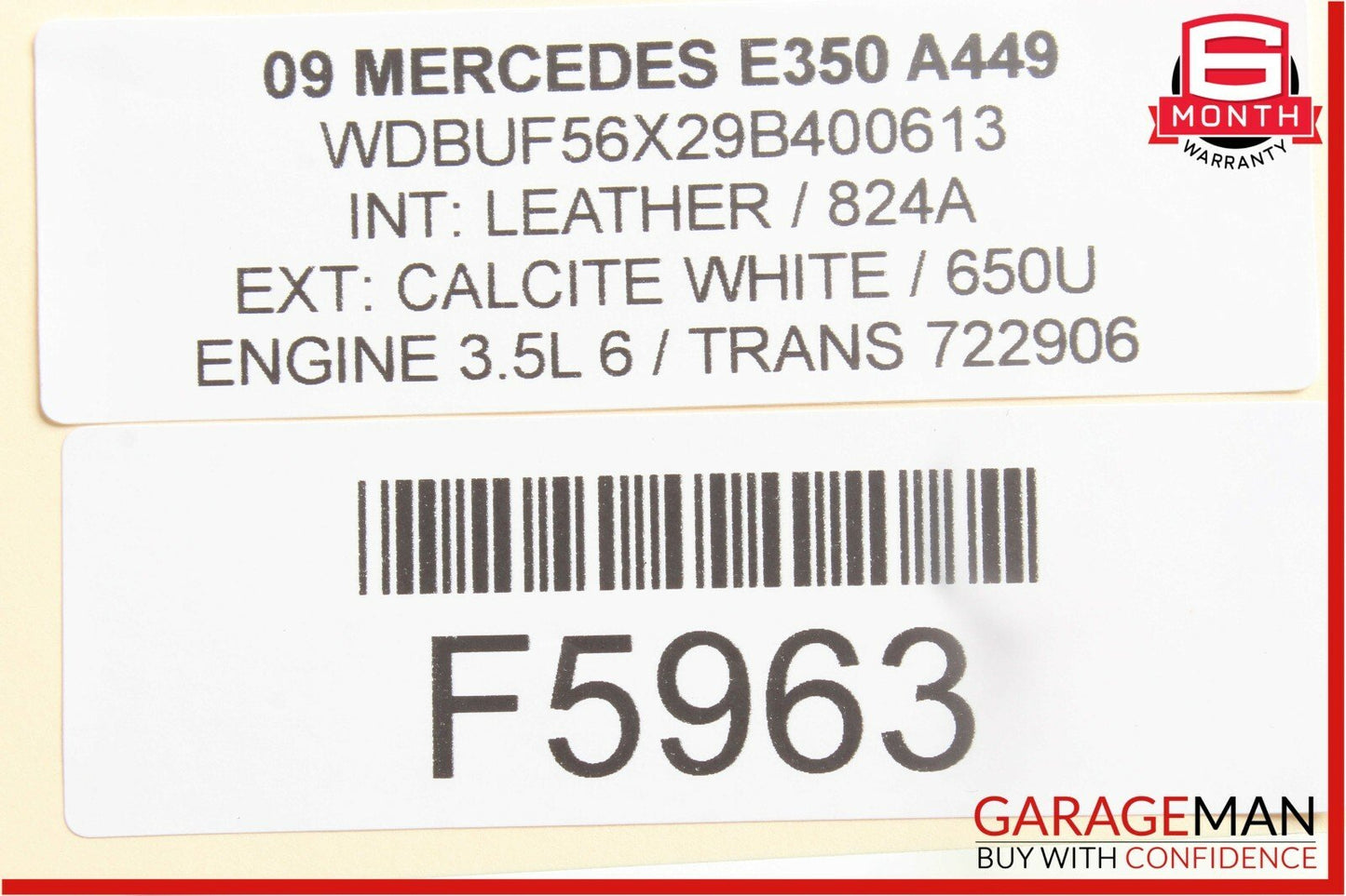 03-09 Mercedes W211 E350 E55 AMG Rear Right Passenger Side Exterior Door Handle