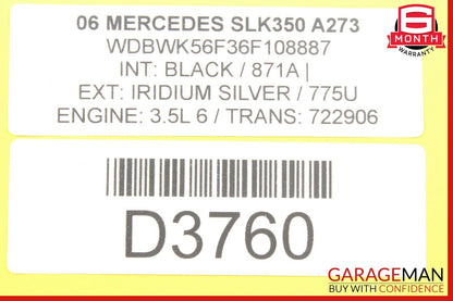 06-12 Mercedes R171 SLK350 GL450 R550 Radio Stereo 6 Disk CD Changer Player OEM
