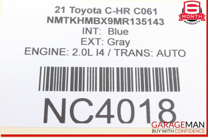 21-22 Toyota C-HR Speedometer Instrument Cluster Gauge 83800F4A72 OEM