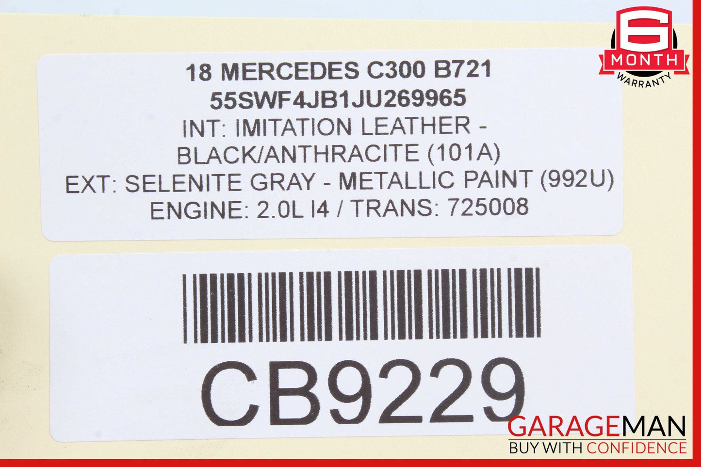 15-20 Mercedes W205 C300 Rear Right / Left Suspension Upper Control Arm OEM