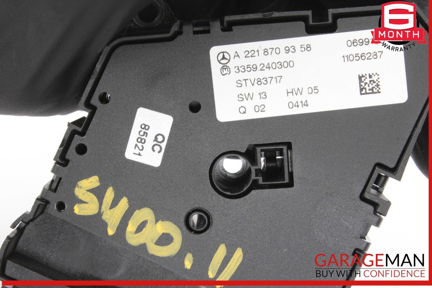 07-13 Mercedes W221 S400 Hybrid Front Right Side Seat Control Switch Set OEM