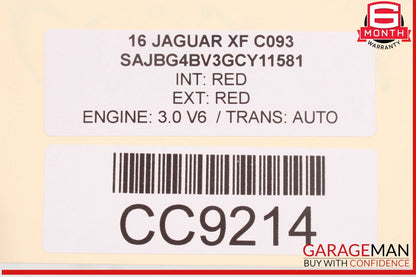 16-20 Jaguar XF Front Differential Diff Axle Carrier 2.73 OEM