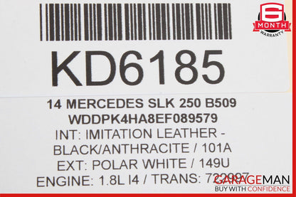 08-17 Mercedes R172 SLK250 C300 E350 Trunk Lid Latch Lock Actuator OEM