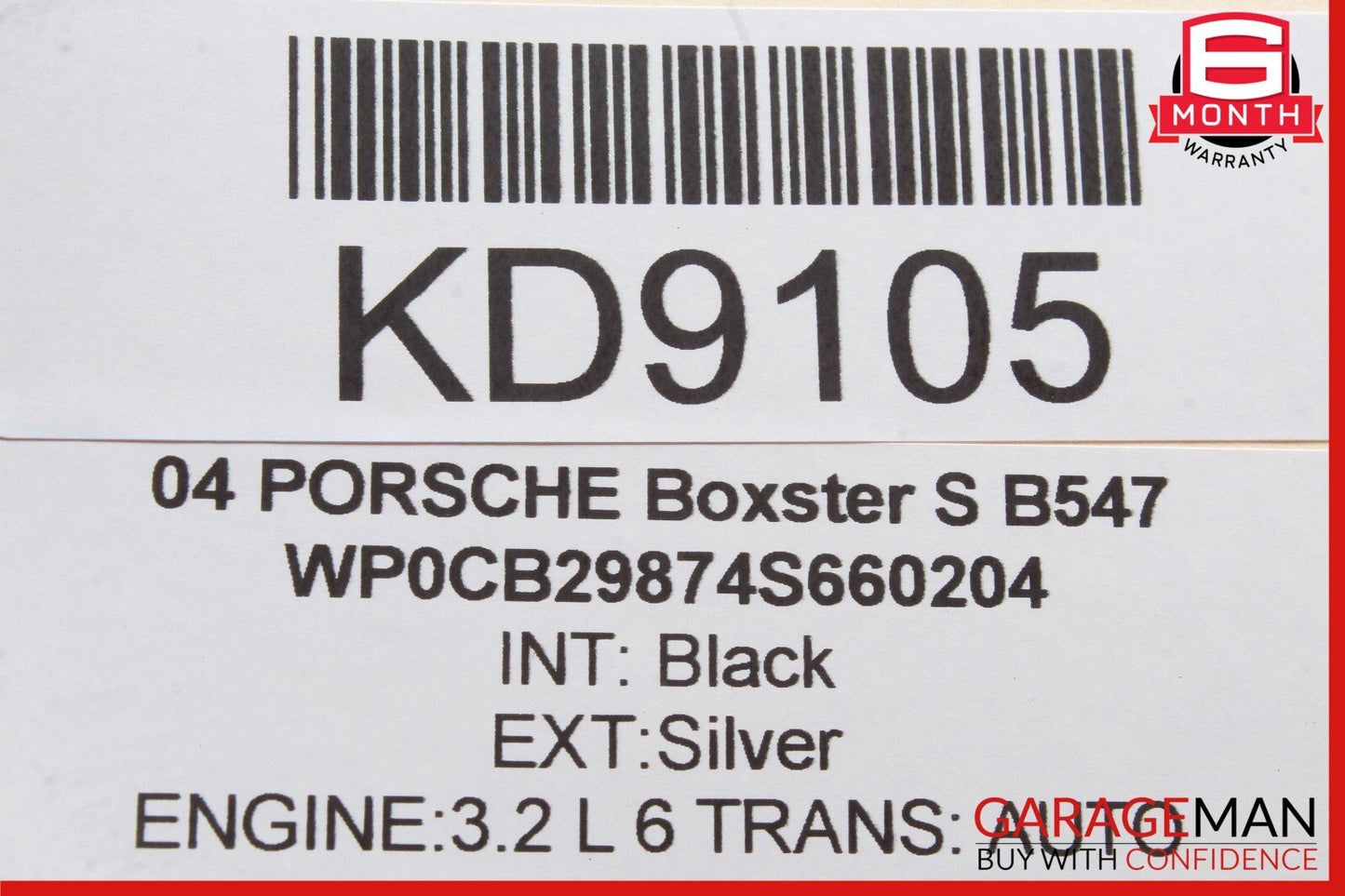 97-04 Porsche Boxster S 986 Front Right Suspension Trailing Link Control Arm OEM