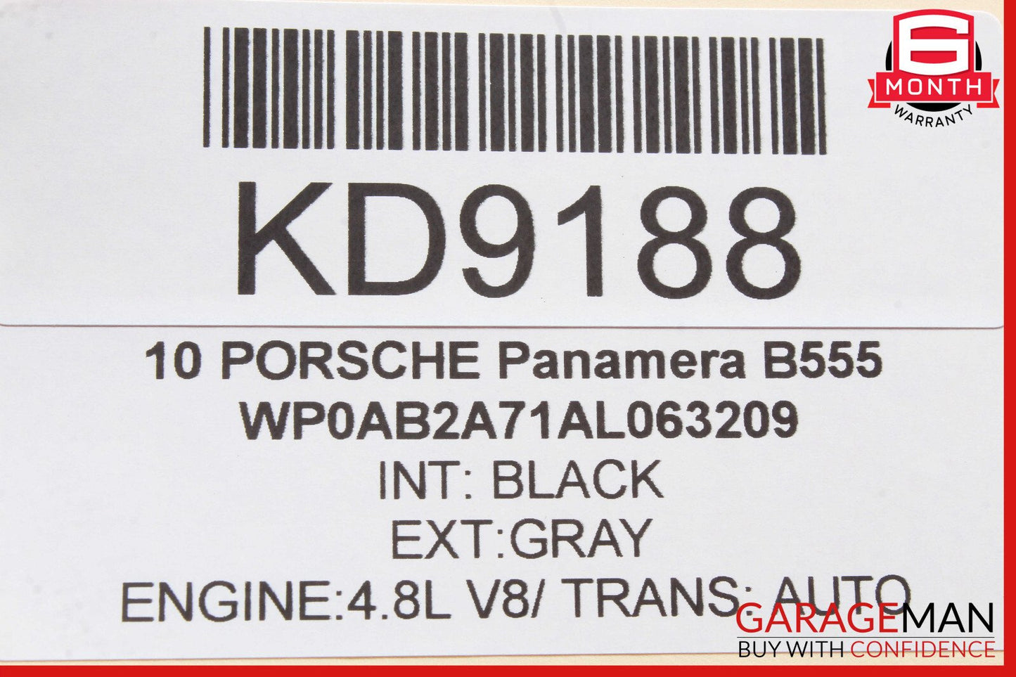 10-16 Porsche Panamera 970 Front Left Dash Molding Trim Cover Panel OEM