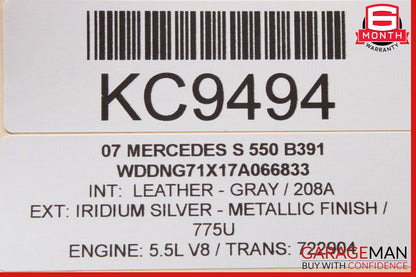 07-13 Mercedes W221 S550 S400 Rear Right or Left Side Door Control Module OEM