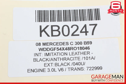 08-14 Mercedes W204 C300 Front Left Side Door Panel Tweeter Speaker Cover OEM