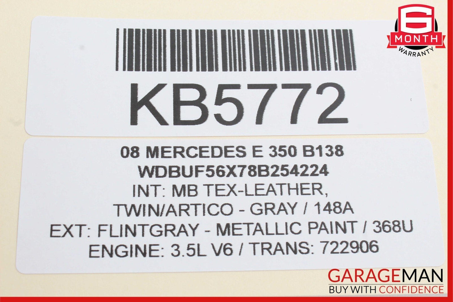 03-09 Mercedes W211 E320 E350 E550 Front Left Side Tweeter Speaker Cover Gray
