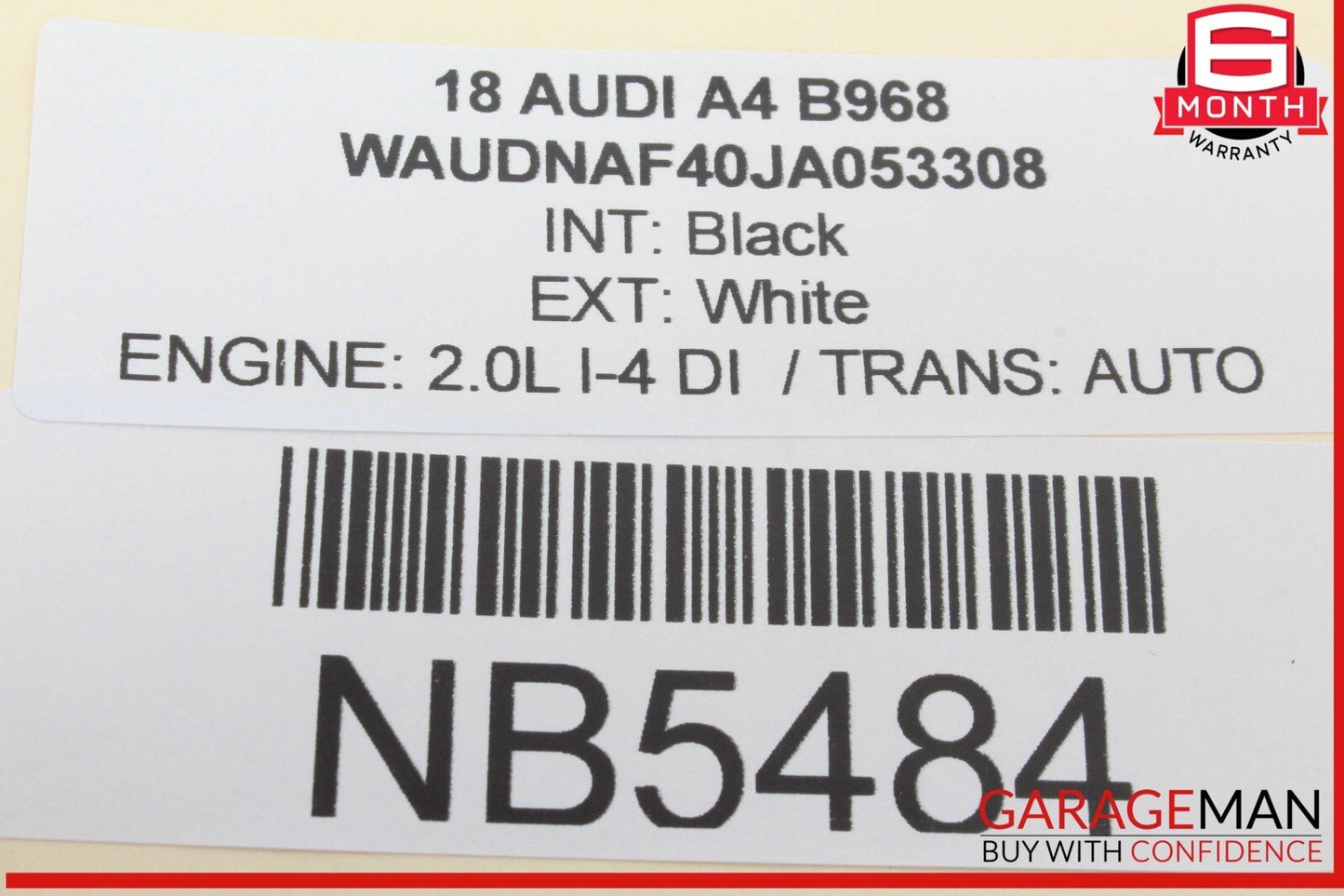 17-24 Audi A4 Quattro Rear Upper Center Third 3rd Brake Light Lamp 8W5945097 OEM