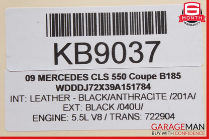 06-11 Mercedes W219 CLS500 CLS550 Interior Dome Map Light Lamp Switch Gray OEM
