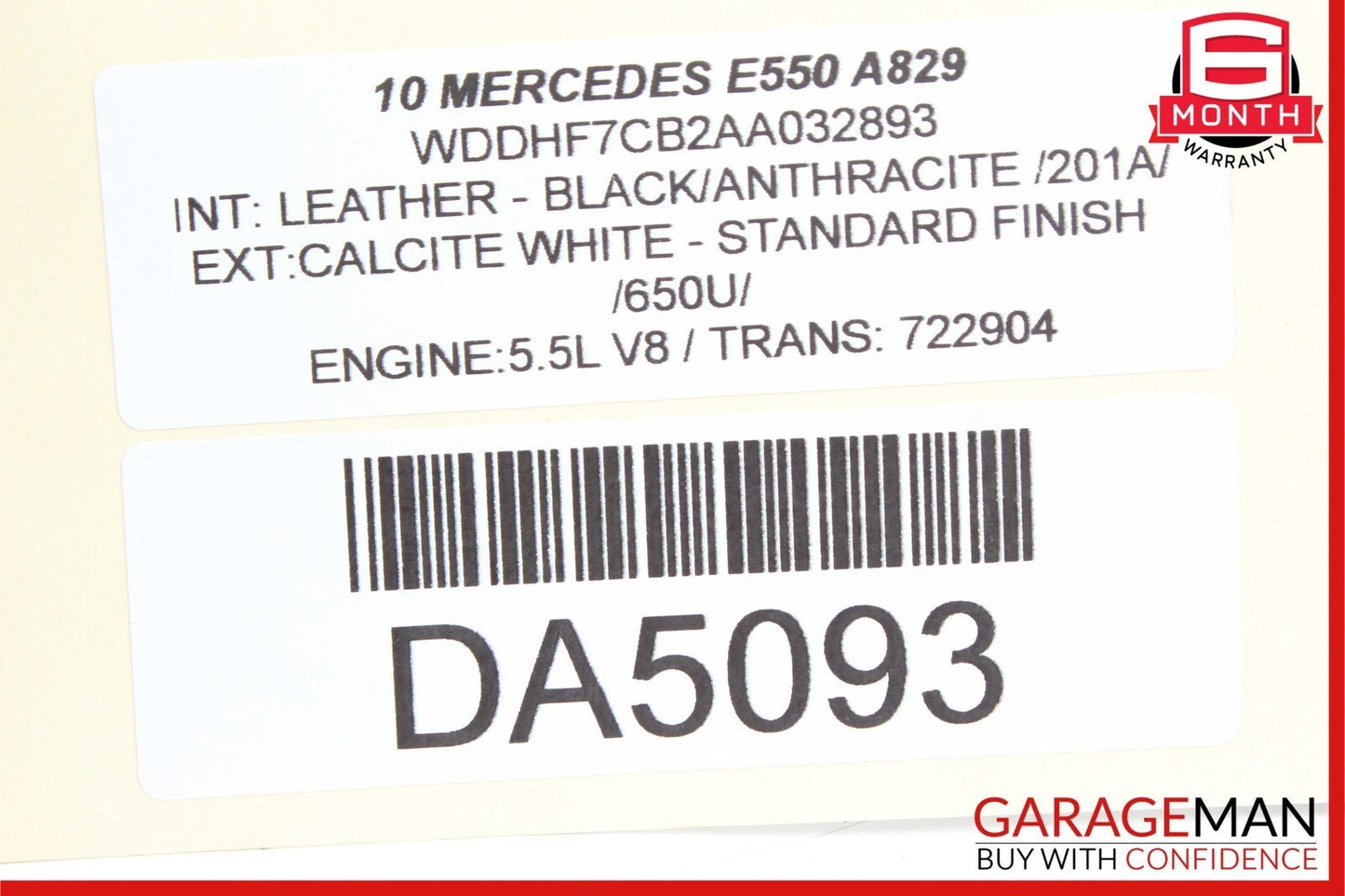 10-17 Mercedes W212 E550 Rear Left / Right Side Lower Control Thrust Arm OEM