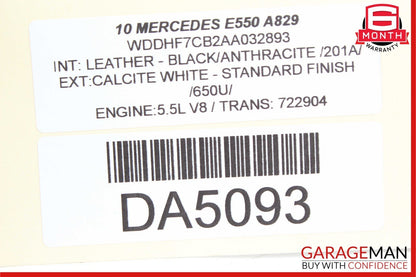 10-17 Mercedes W212 E550 Rear Left / Right Side Lower Control Thrust Arm OEM