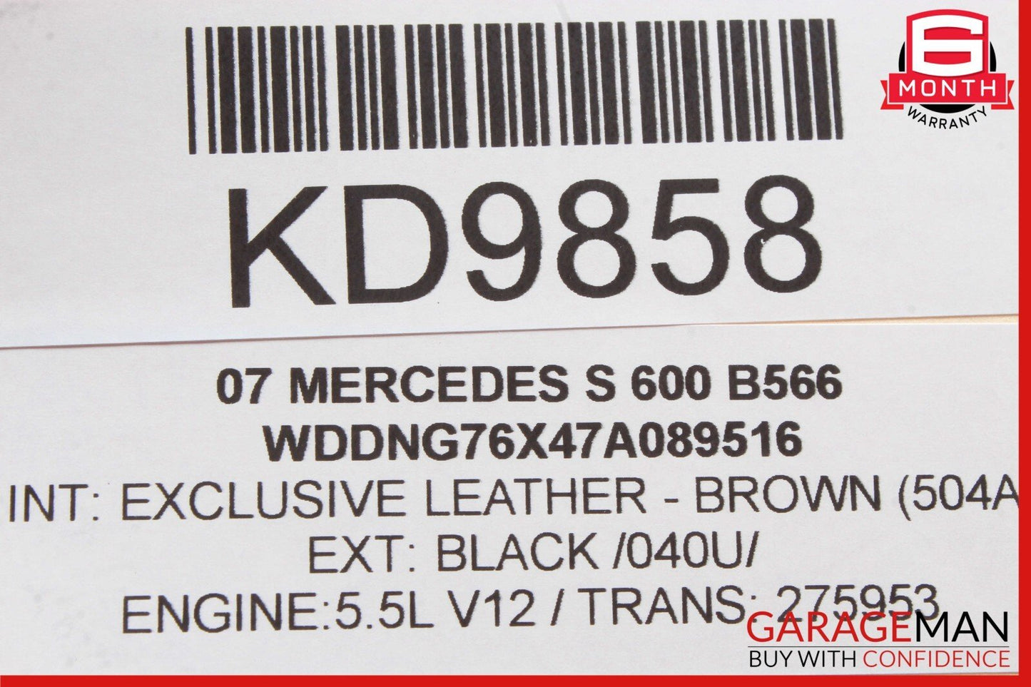 07-10 Mercedes CL600 CL500 S550 Information Navigation Display Screen Monitor