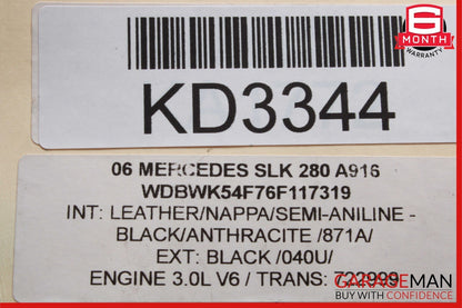 03-12 Mercedes R171 SLK280 SLK350 E350 Front Left Side Seat Control Module Unit