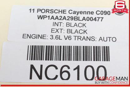 11-14 Porsche Cayenne 958 Rear Right Side Inner Tail Light Lamp OEM