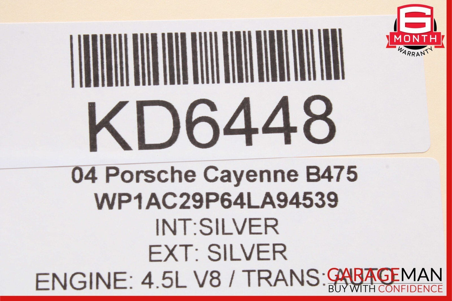 03-10 Porsche Cayenne 955 957 Rear Right / Left Side Rearward Upper Control Arm