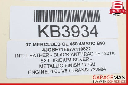 03-12 Mercedes X164 GL450 4MATIC Under Seat Control Module Front Right Side OEM