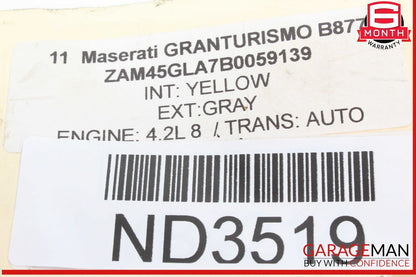 08-14 Maserati GranTurismo M145 Front Right Side Seat Airbag Air Bag OEM