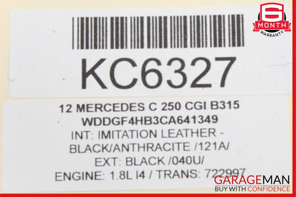 08-15 MERCEDES W204 C250 REAR RIGHT PASSENGER DOOR LOCK LATCH ACTUATOR OEM