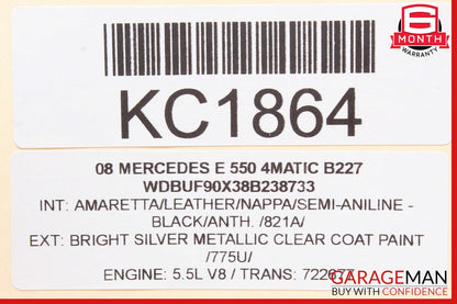 03-09 Mercedes W211 E550 E63 AMG Rear Left Driver Door Control Module OEM