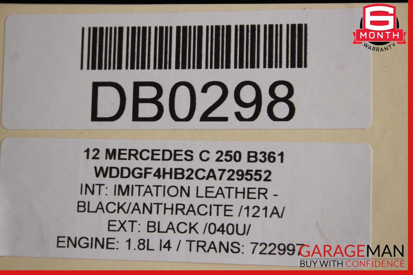 08-18 Mercedes C250 E250 SLK350 Engine Radiator Cooling Fan Motor Shroud Assy