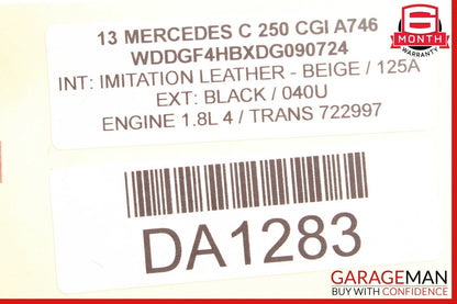 08-14 Mercedes W204 C250 C300 Sedan Top Roof Shark Fin GPS Radio Antenna OEM