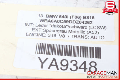 09-19 BMW F06 640i 550i 750i Rear Left Driver Side Axle CV Half Shaft OEM