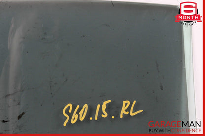 11-18 Volvo S60 V60 Rear Left Driver Side Door Window Glass 31385418 OEM