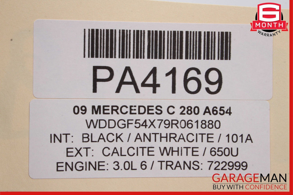 06-11 Mercedes SLK280 C280 3.0L M272 V6 Engine Motor Block Assembly RWD 182k OEM