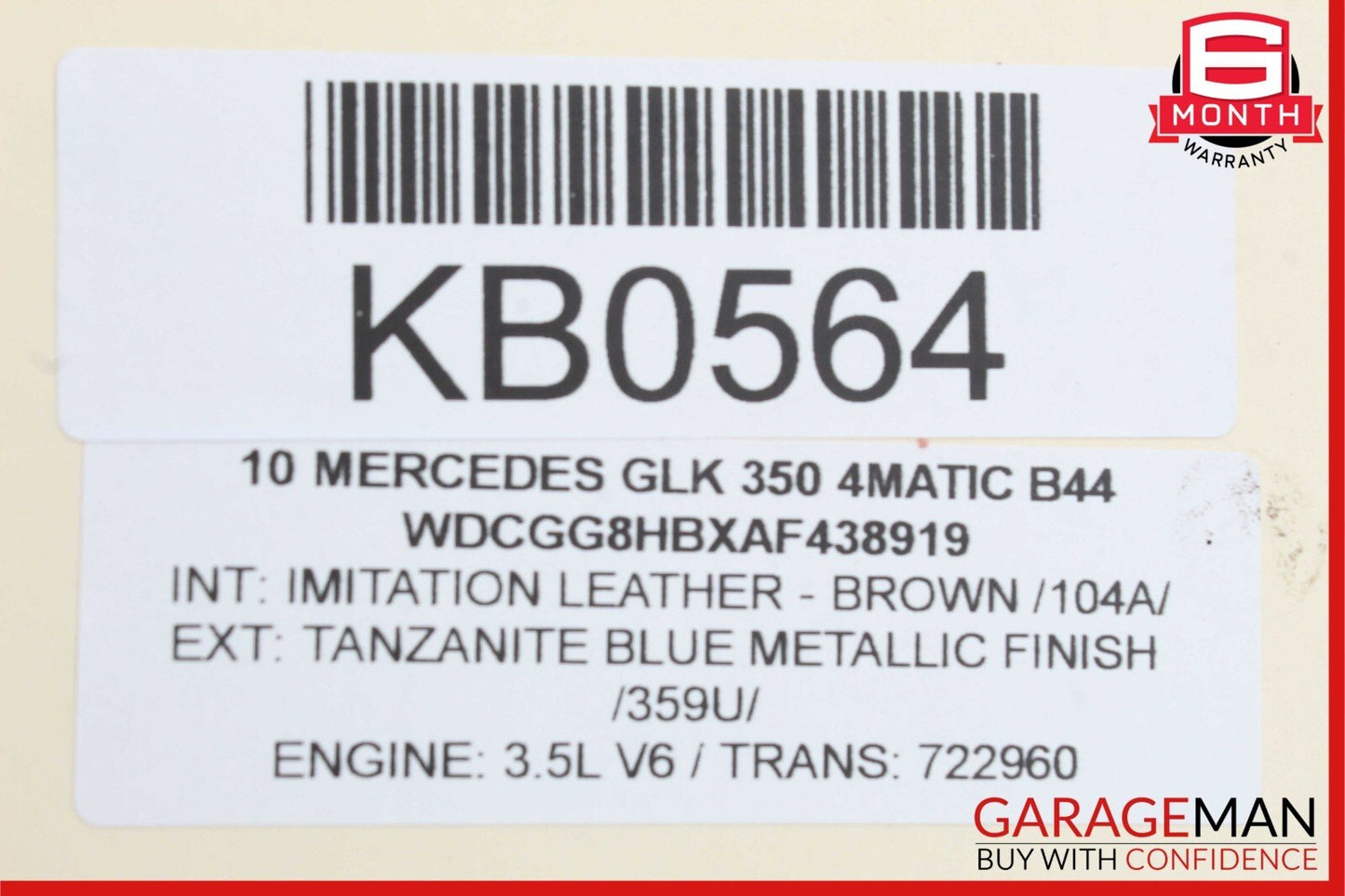 08-15 Mercedes W204 C250 C350 Front Right Side Spindle Knuckle Hub Bearing OEM