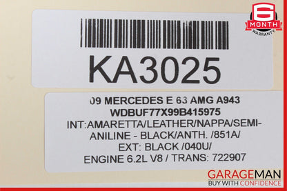 03-09 Mercedes W211 E550 E350 E63 AMG Front Right Door Controller Module Unit