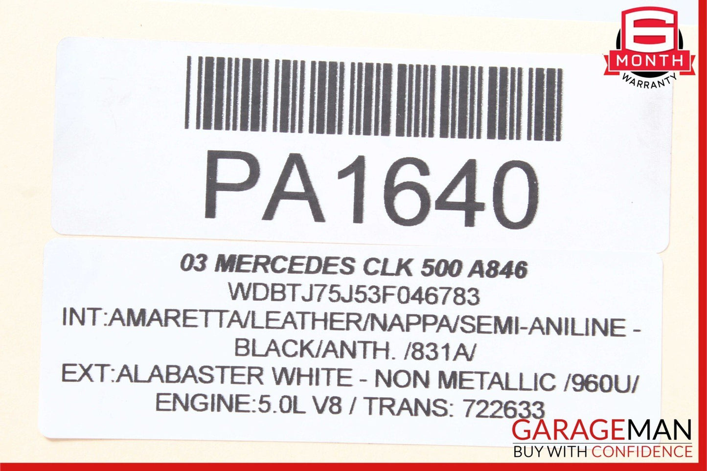 03-09 Mercedes W209 CLK500 Front Left Driver Side Door Audio Speaker OEM