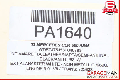 03-09 Mercedes W209 CLK500 Front Left Driver Side Door Audio Speaker OEM